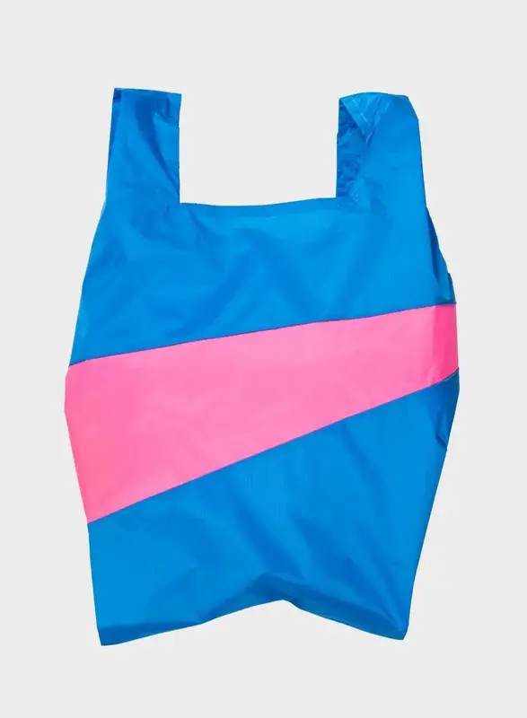 Susan Bijl The New Shopping Bag Wave & Fluo Pink from UP TO DO GOOD