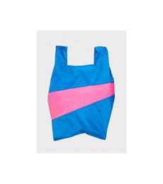 Susan Bijl The New Shopping Bag Wave & Fluo Pink Large via UP TO DO GOOD
