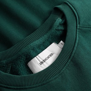 Dedicated Sweatshirt Malmoe Retro Bike Dark Green from UP TO DO GOOD