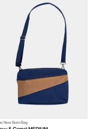 Susan Bijl The New Bum Bag Navy & Camel from UP TO DO GOOD