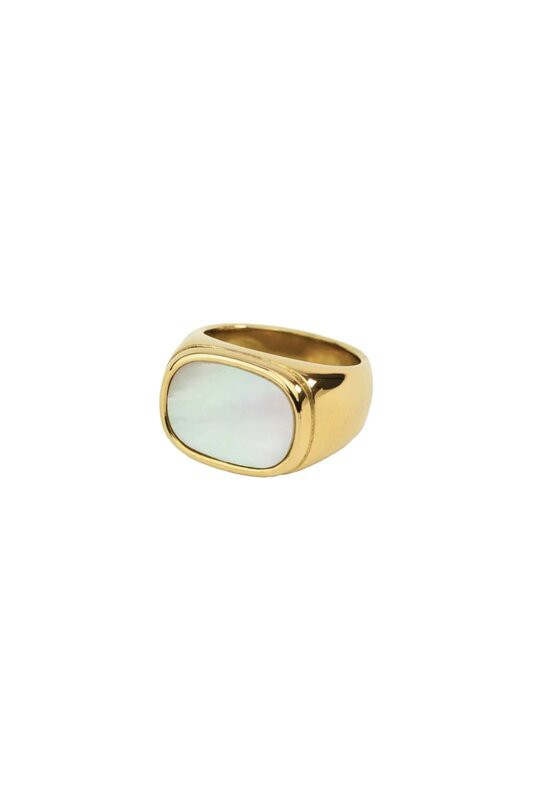 TITS Mother of Pearl Ring Goud from UP TO DO GOOD