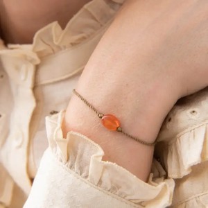 A Beautiful Story Gemstone Card Carnelian Armband Goud from UP TO DO GOOD