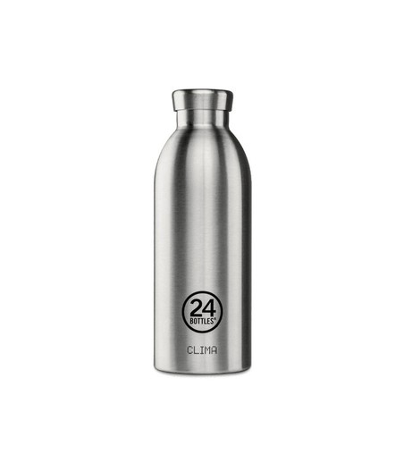 24 Bottles Clima Bottle Brushed Steel 500 ml from UP TO DO GOOD