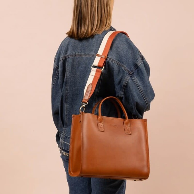 O My Bag Jackie Leather Tote Bag from UP TO DO GOOD