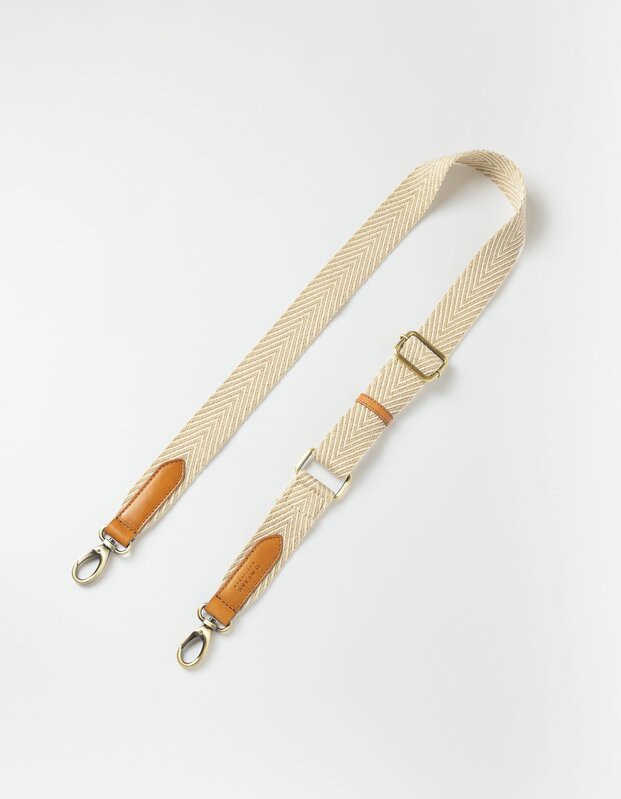 O My Bag Herringbone Webbing Strap from UP TO DO GOOD