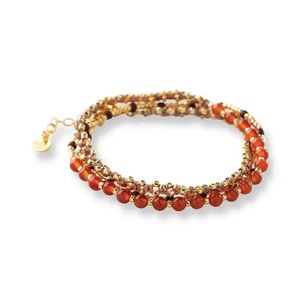 A Beautiful Story Advanced Carnelian Armband Goud from UP TO DO GOOD