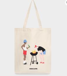 Dedicated Tote Bag Torekov BBQ Off White via UP TO DO GOOD