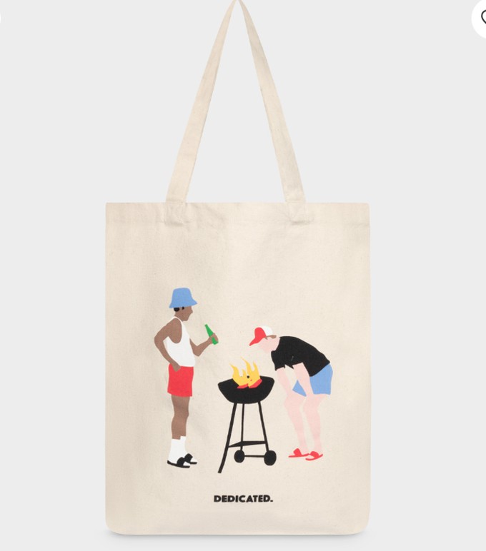 Dedicated Tote Bag Torekov BBQ Off White from UP TO DO GOOD