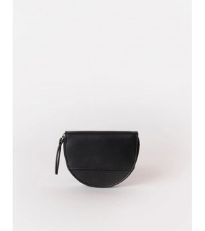 O My Bag Laura Coin Portemonnee- Black Apple Leather from UP TO DO GOOD