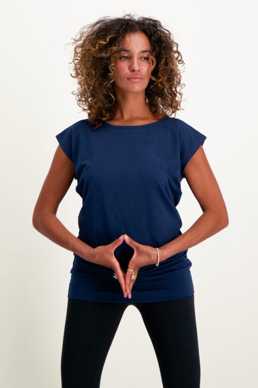 Asana Yoga Tee – Midnight from Urban Goddess