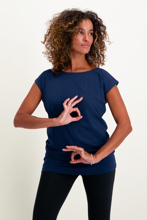 Asana Yoga Tee – Midnight from Urban Goddess