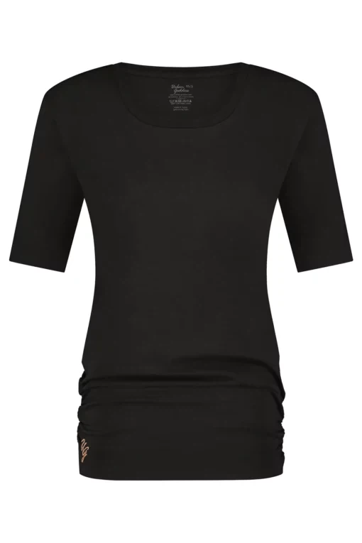 Kami Yoga Tee – Onyx Black from Urban Goddess