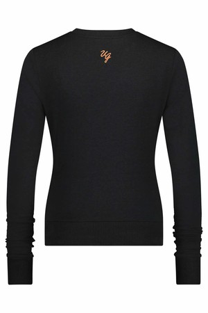 Lakshmi Longsleeve Crop Top – Urban Black from Urban Goddess