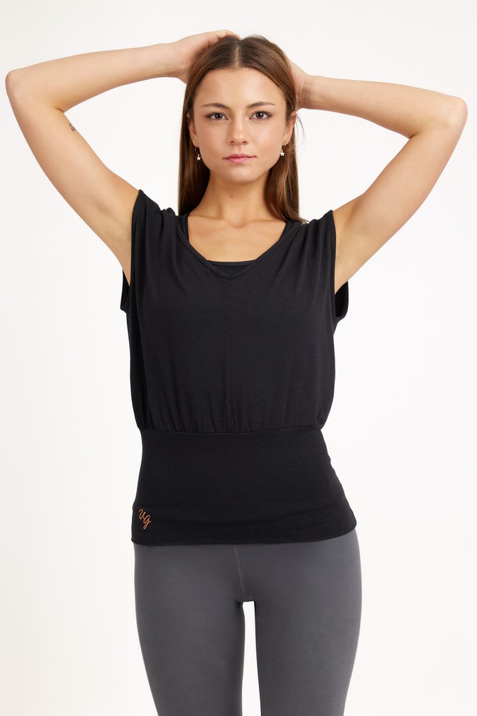 Mula Yoga Top – Urban Black from Urban Goddess