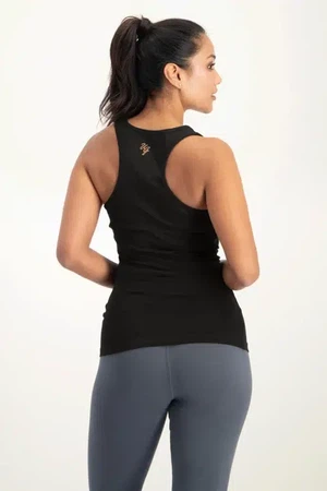 Namaste Core Yoga Tank Top – Onyx Black from Urban Goddess