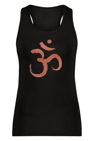 OM Core Yoga Tank – Onyx Black from Urban Goddess