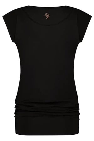 Asana Yoga Tee – Onyx Black from Urban Goddess