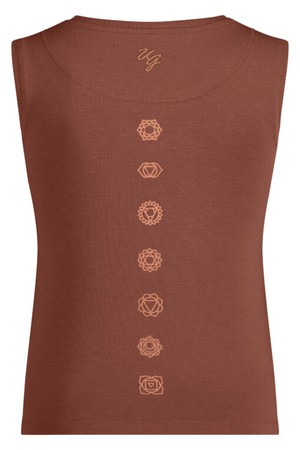 Karuna Balance Loose Fit Tank – Mocca from Urban Goddess