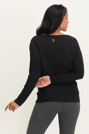 Budhi Yoga Langarmshirt – Onyx Black from Urban Goddess