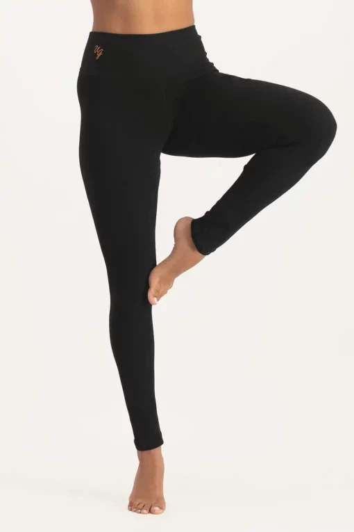 Bhaktified Yoga Hose- Onyx Black from Urban Goddess