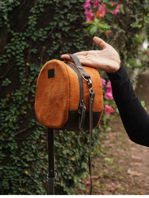 Minx – Orange Round Crossbody from Urban Medley