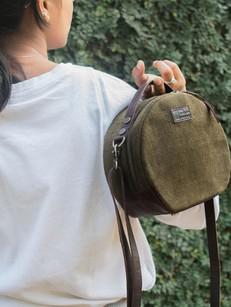 Minx – Brown Round Crossbody via Urban Medley