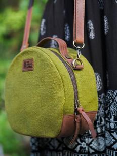 Minx – Olive Round Crossbody via Urban Medley