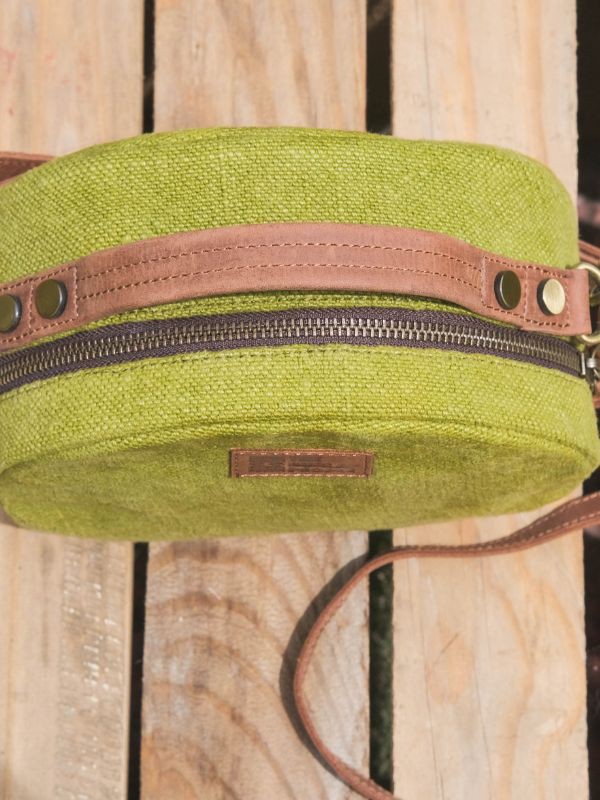 Minx – Olive Round Crossbody from Urban Medley