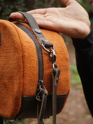 Minx – Orange Round Crossbody from Urban Medley