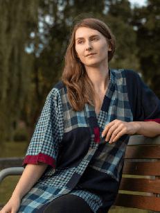 Indigo Boxy Kimono via Urban Medley