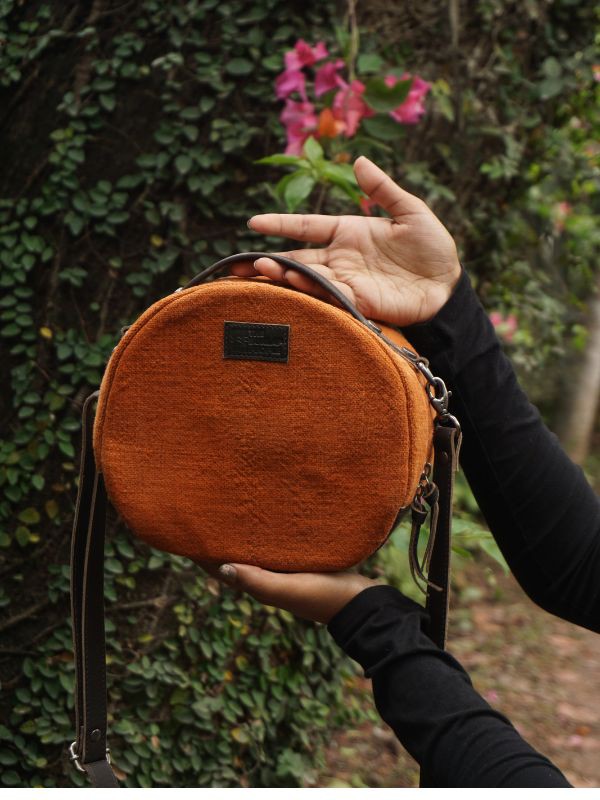 Minx – Orange Round Crossbody from Urban Medley