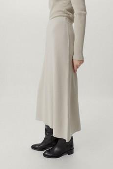 The Merino Wool Flare Skirt - Pearl via Urbankissed