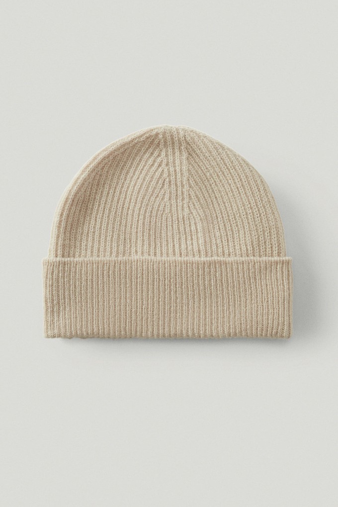 The Woolen Ribbed Beanie - Ecru from Urbankissed