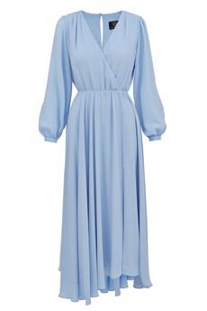 Magnolia Plain Blue Dress via Urbankissed