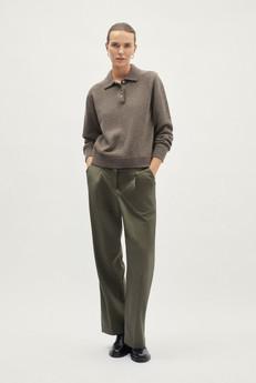 The Woolen Vintage Polo - Taupe via Urbankissed