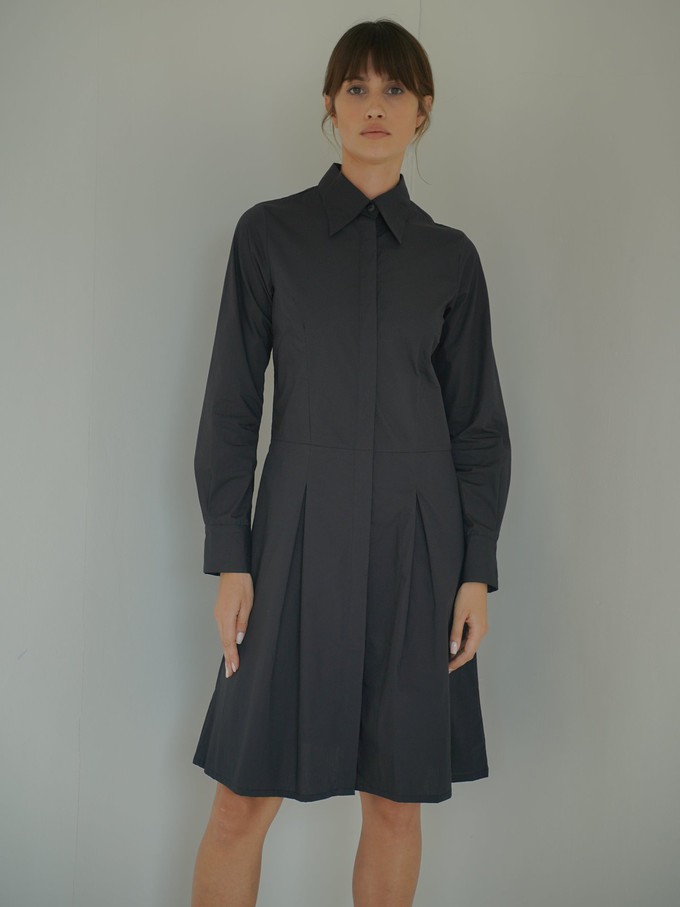 Ophelia Shirt Dress in Black from Urbankissed