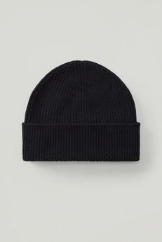 The Woolen Ribbed Beanie - Blue Navy via Urbankissed