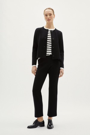 The Organic Cotton Sleek Jacket - Black from Urbankissed