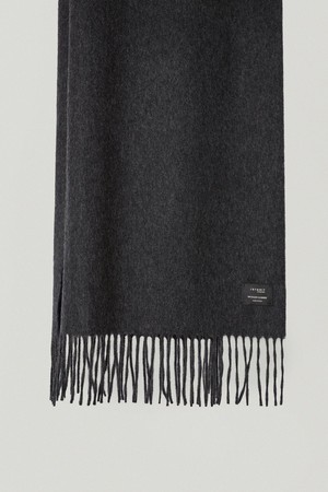 The Upcycled Cashmere Scarf - Dark Grey from Urbankissed