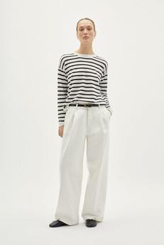 The Organic Cotton Long Sleeve T-shirt - Stripes via Urbankissed
