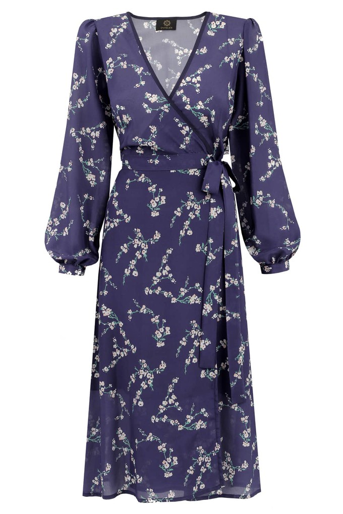 Cherry Blossom Silk Dress from Urbankissed