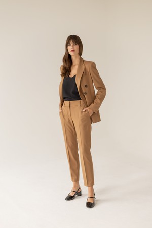 Cigarette Pants Caramel from Urbankissed