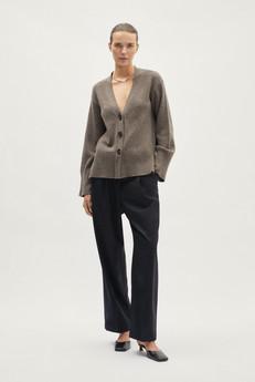 The Woolen Relaxed Cardigan - Taupe via Urbankissed