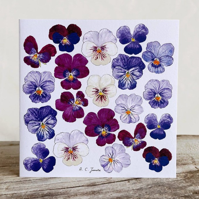 Viola Greeting Cards from Urbankissed