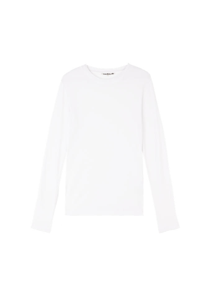 Lyocell ribbed longsleeve from Vanilia