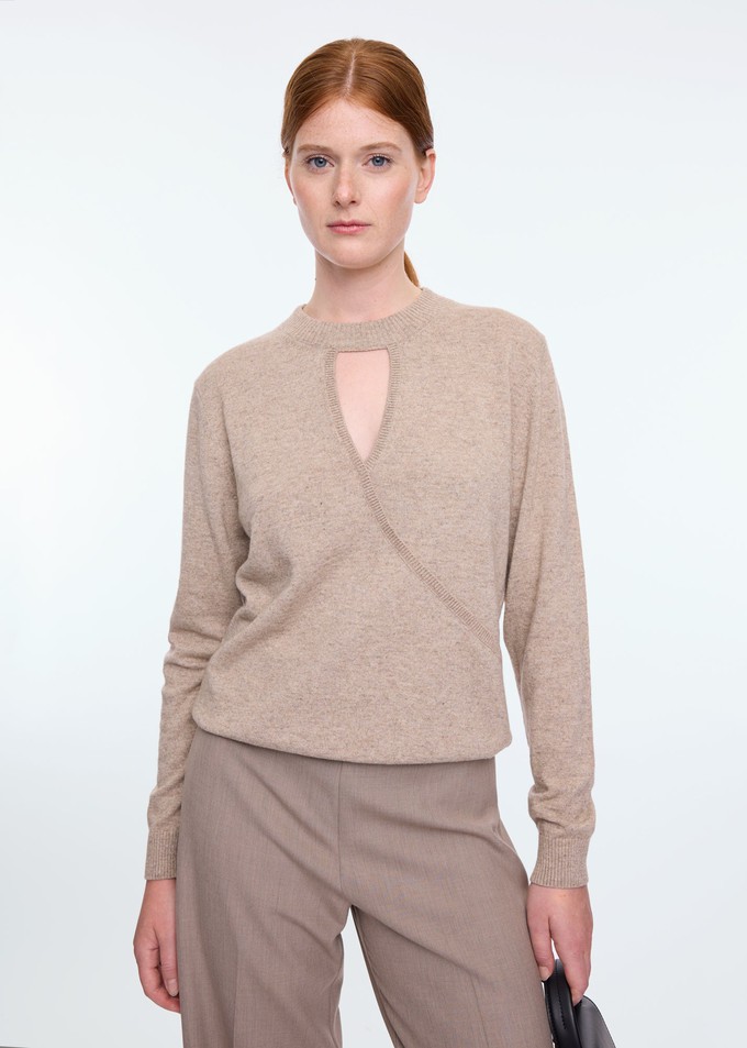 Cut-out wrap sweater from Vanilia