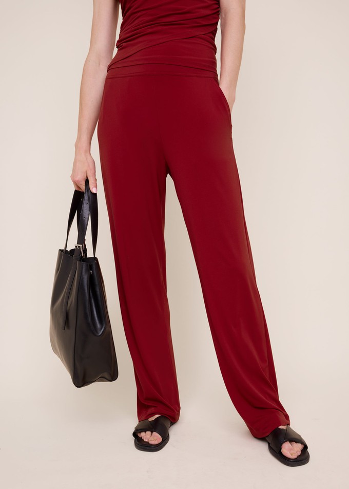 Wide leg travel chino from Vanilia