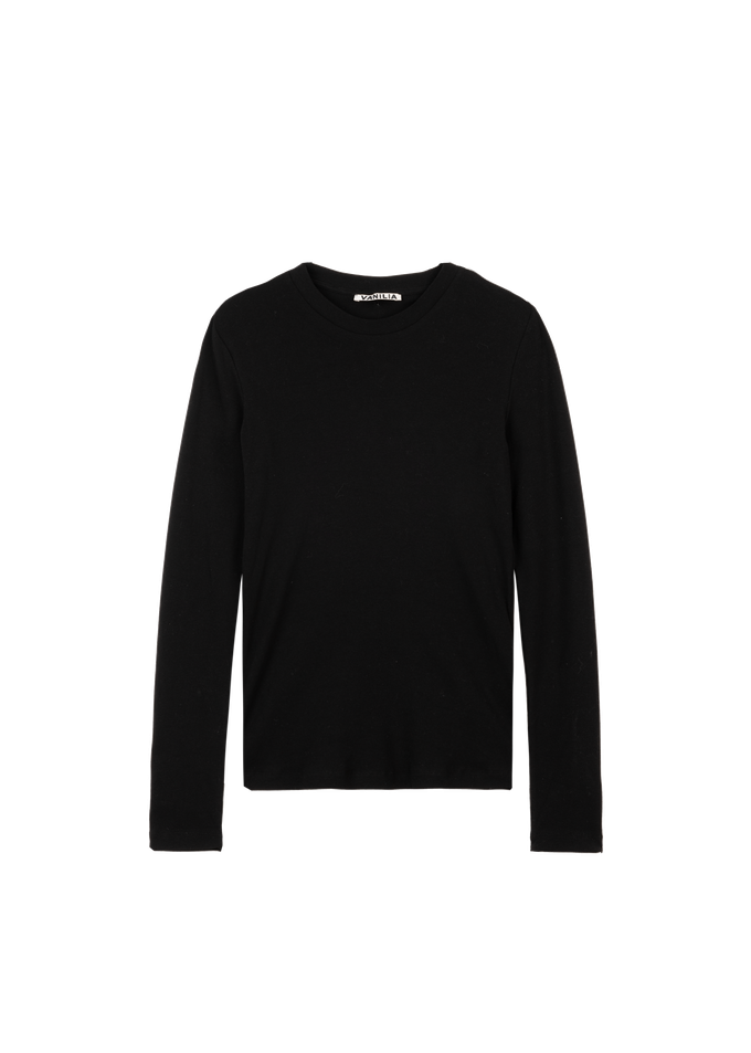 Lyocell ribbed longsleeve from Vanilia