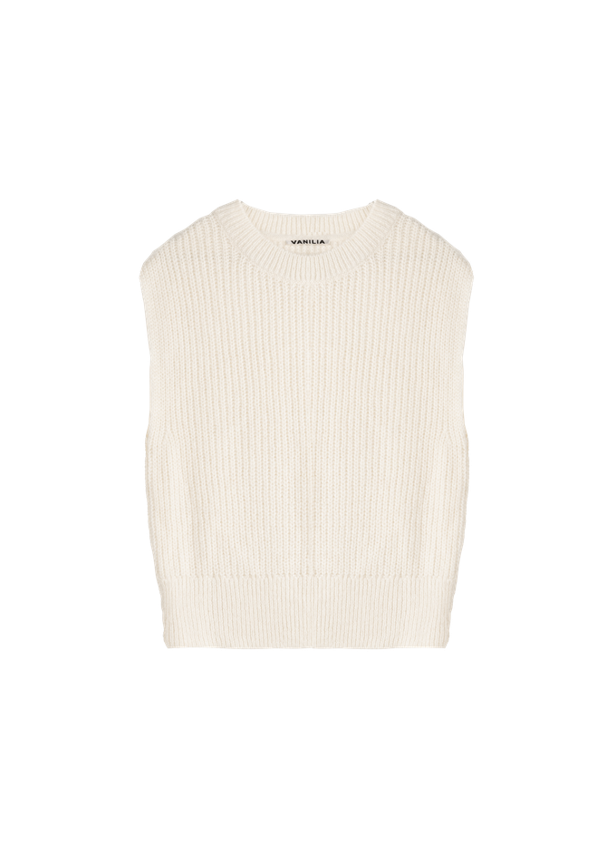 Knitted rib spencer from Vanilia