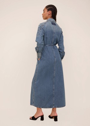 Denim midi jurk from Vanilia